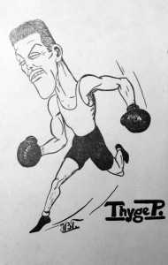 Thyge Petersen - tegning Johs B Torbensen 2