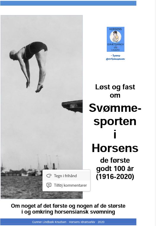 Svømmesporten i Horsens